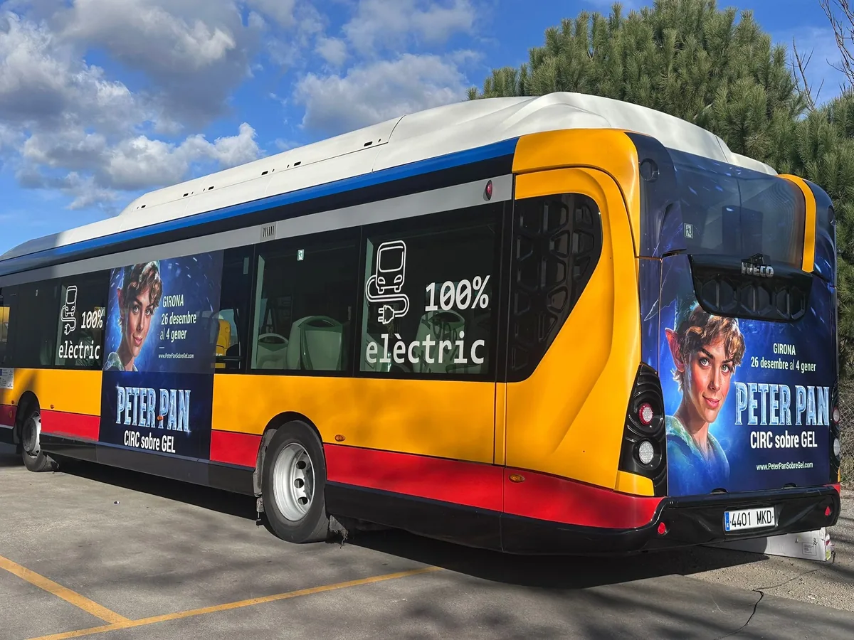 Retolació de bus — Peter Pan Circ sobre Gel